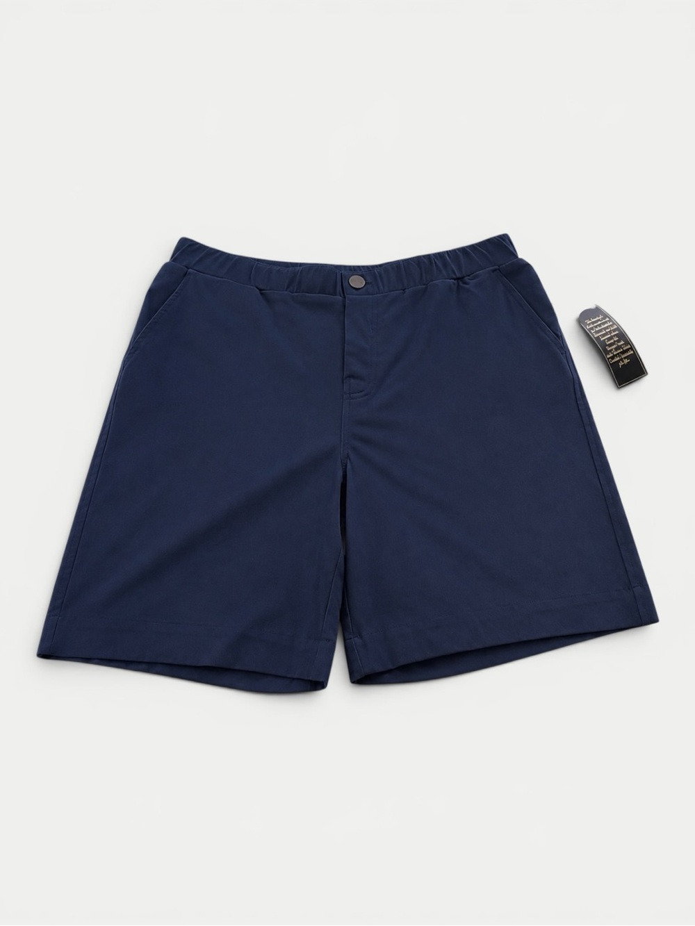 DG2 Diane Gilman Navy Stretch Pull-On Shorts Size L NWT
